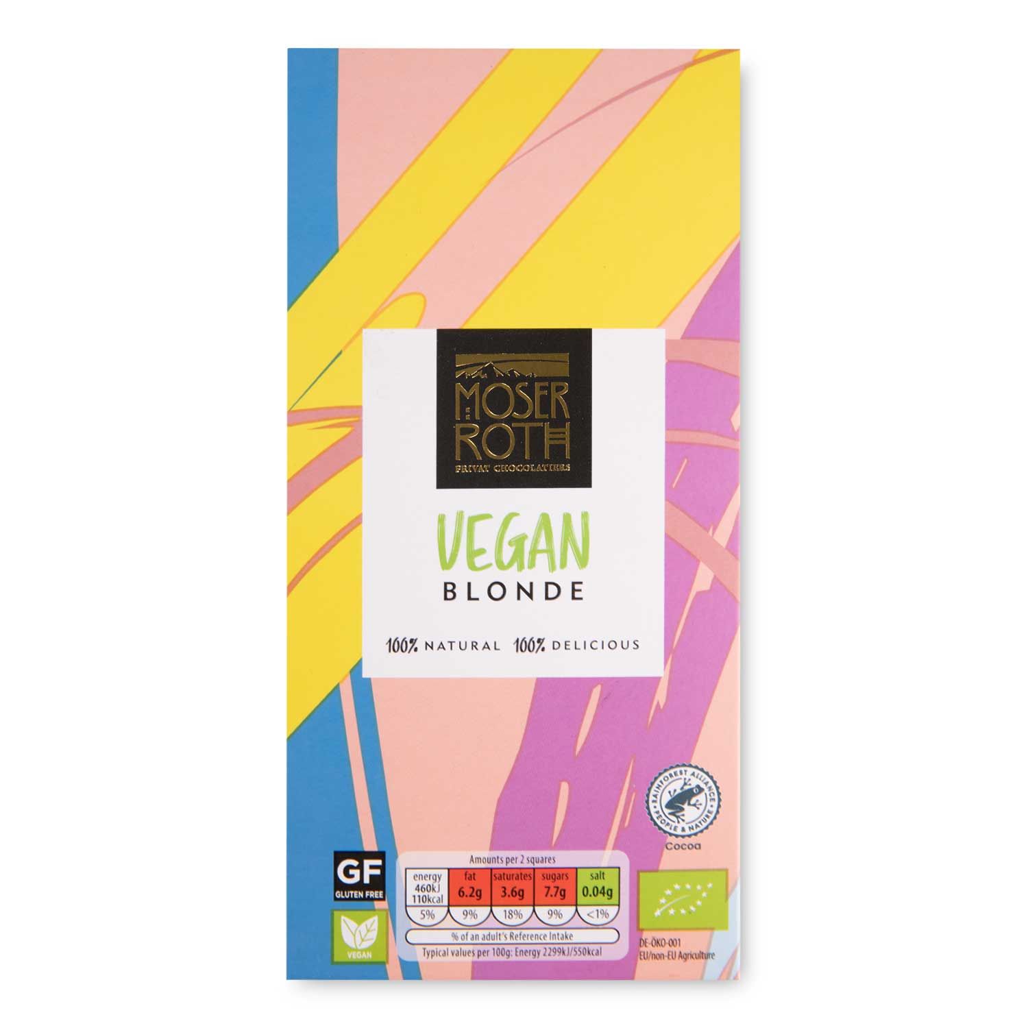 Vegan Blonde Chocolate Bar 100g Moser Roth